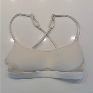 White alo sports bra size XS